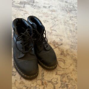 Dr. Martens Black Leather Boots 939
